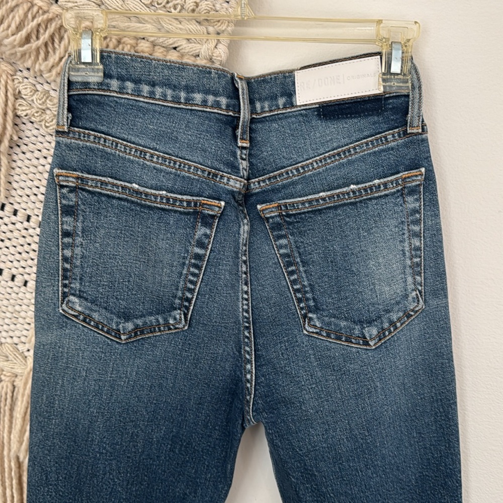 RE/DONE Distressed High Rise Jeans - Picture 6 of 8